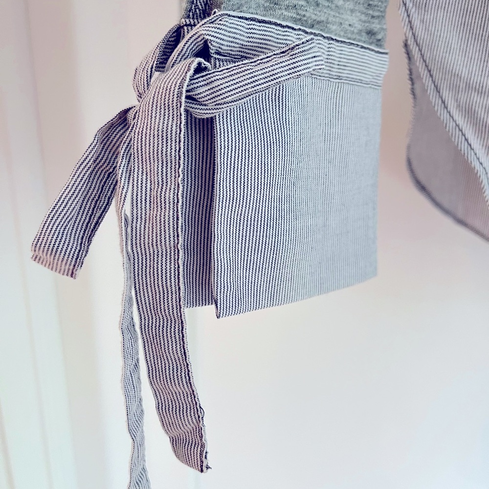 Grey LOFT blouse - Picture 3 of 3